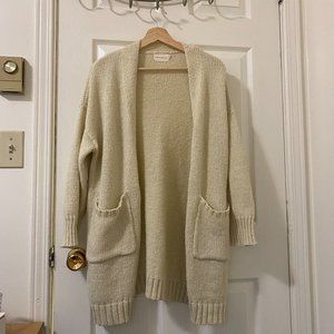 Wool blend cardigan